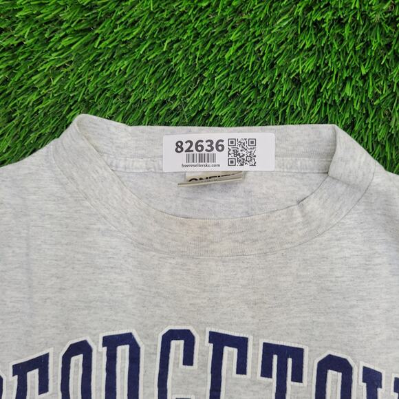 Vintage Georgetown Hoyas Sweatshirt Womens Large 22x23 Gray - Picture 11 of 15